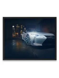 Постер, Лексус lexus lc convertible concept 40х50