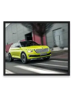 Плакат 40x50, Машина skoda vision x