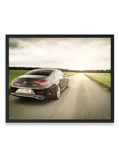 Плакат 40х50, Мерседес mercedes benz cls 400 d amg