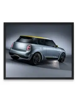 Постер, Машина mini cooper electric concept 40х50