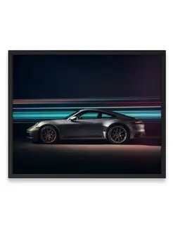 Постер, Порше porsche 911 carrera 4s 40х50