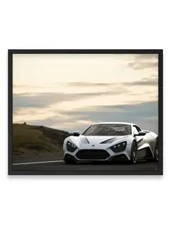 Постер интерьерный, Машина zenvo 40х50