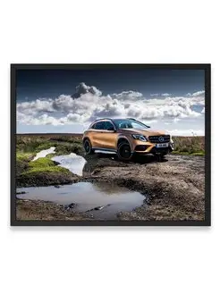 Постер, Мерседес mercedes benz gla 220 d 4matic amg line