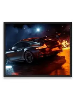 Постер 40x50, Порше porsche 911 sport car