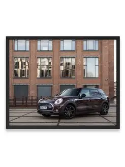 Постер, плакат, Машина mini cooper s clubman 40х50