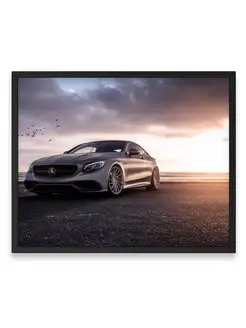 Постер, плакат 40x50, Мерседес mercedes benz s class coupe