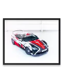 Постер, плакат, Машина toyota gt86 tribute toyota ts050