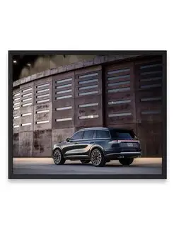 Плакат 40x50, Машина lincoln aviator