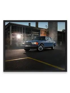 Постер 40x50, Мерседес mercedes benz w123