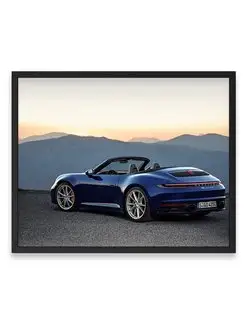 Постер 40х50, Порше porsche 911 carrera 4s cabriolet