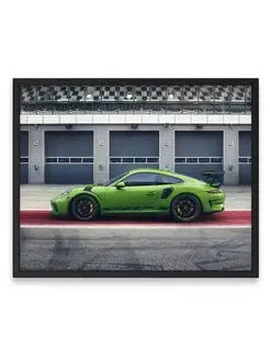 Плакат 40х50, Порше porsche 911 gt3 rs