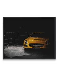 Постер 40x50, Мерседес mercedes benz sls