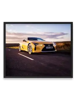 Постер интерьерный, Лексус lexus lc 500 40х50