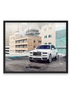 Плакат интерьерный, Роллс ройс rolls royce cullinan 40х50