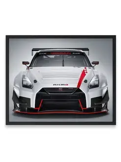 Постер в комнату, Ниссан nismo nissan gt r gt3 40х50