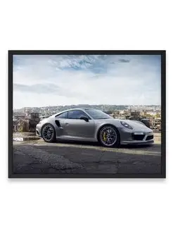 Постер, плакат, Порше porsche 911 turbo s 40х50