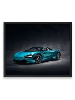 Постер интерьерный, Макларен mclaren 720s spider 40х50