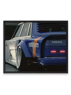 Постер 40x50, Машина volvo 240 modified