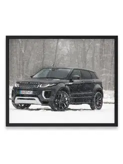 Постер, Машина range rover evoque autobiography si4 40х50