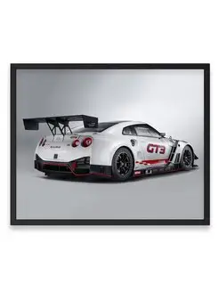 Постер, Плакат, Ниссан nismo nissan gt r gt3 40х50