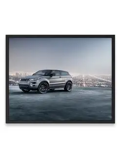 Постер, Машина range rover evoque coupe 40х50