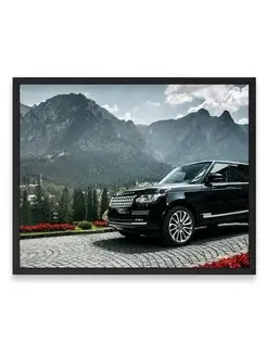 Плакат 40x50, Машина range rover black