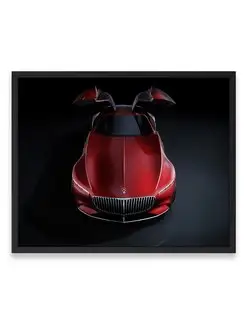 Постер 40x50, Мерседес mercedes maybach