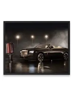 Постер, Роллс ройс rolls royce dawn inspired by music 40х50