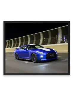 Плакат 40х50, Ниссан nissan gtr 50th anniversary