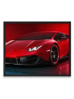 Постер, Ламборгини torado lamborghini huracan rwd 40х50