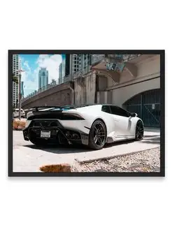 Постер, Ламборгини lamborghini huracan 40х50