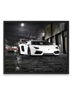 Постер 40x50, Ламборгини lamborghini aventador