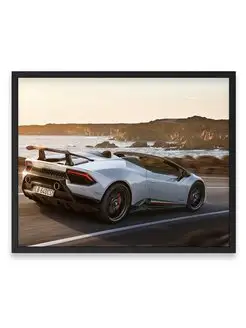 Постер, Ламборгини lamborghini huracan perfomante 40х50