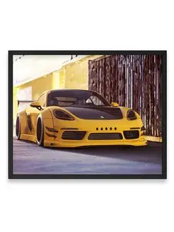 Постер 40x50, Порше porsche 718 cayman s