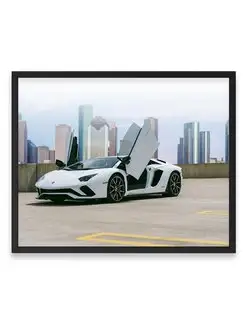 Плакат, Ламборгини lamborghini aventador 40х50