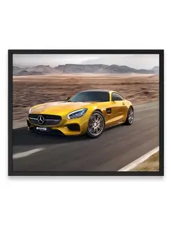 Постер, Мерседес mercedes benz amg gt 40х50