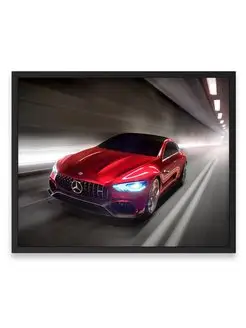 Постер 40х50, Мерседес mercedes amg gt