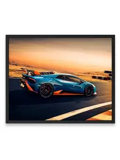 Плакат 40x50, Ламборгини lamborghini huracan sto