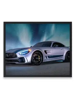 Постер, плакат 40x50, Мерседес mercedes amg gtr