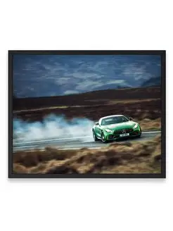 Плакат, Мерседес mercedes amg gt r 40х50