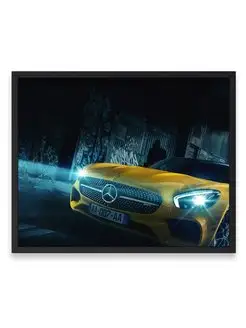 Постер 40x50, Мерседес mercedes amg gt r