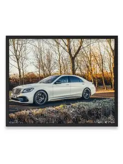 Постер, Мерседес mercedes amg s63 40х50