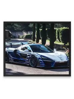 Постер, плакат, Макларен mclaren senna 40х50