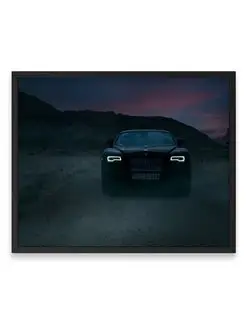 Плакат 40x50, Роллс ройс rolls royce wraith black badge