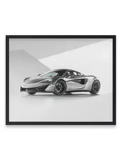 Постер, плакат, Макларен mclaren 570s 40х50