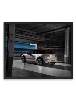 Постер, плакат, Машина mini john cooper works clubman 40х50