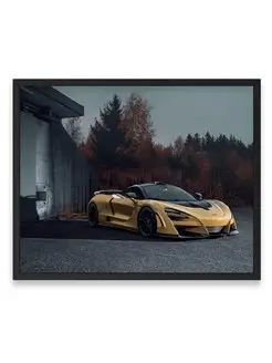 Постер в комнату, Макларен mclaren 720s 40х50