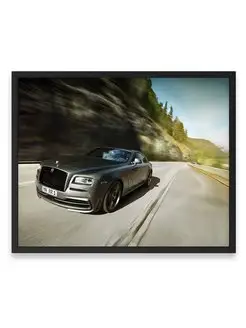 Плакат интерьерный, Роллс ройс rolls royce wraith spo 40х50