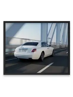 Постер, плакат, Роллс ройс rolls royce ghost 40х50