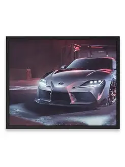 Постер, плакат, Машина toyota supra cgi 40х50